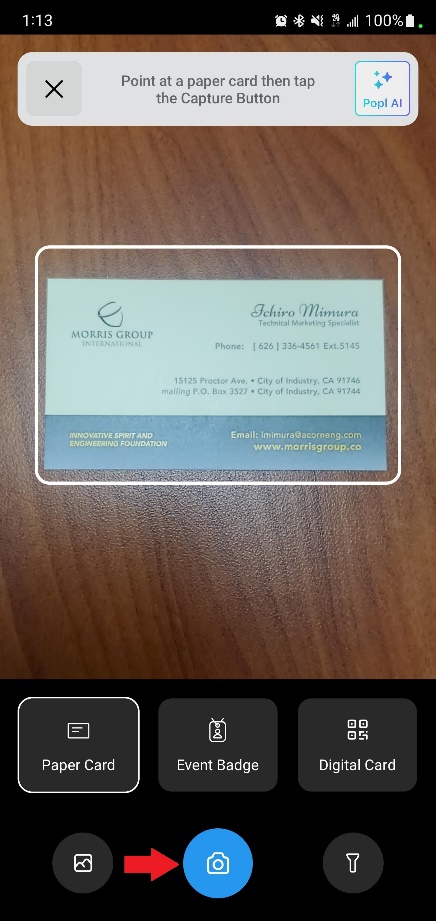 How to Scan a Paper Business Card