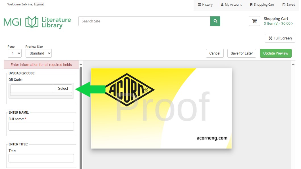 How to Add Popl QR Code to Business Card